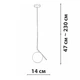 Подвесной светильник Friendlylight Berry B Brass FL3030 - зображення 3