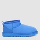 Женские угги низкие замшевые с мехом UGG Ultra Mini Classic W/1116109 38 (7US) 24 см Синие (197634282992) - изображение 1