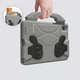 Протиударний дитячий чохол EVA Kids Like з підставкою на Lenovo Tab K10 TB-X6C6F / TB-X6C6X 10.3" Сірий - зображення 4