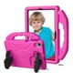 Протиударний дитячий чохол EVA Kids Like з підставкою на Lenovo Tab K10 TB-X6C6F / TB-X6C6X 10.3" Малиновий - зображення 1