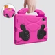Протиударний дитячий чохол EVA Kids Like з підставкою на Lenovo Tab K10 TB-X6C6F / TB-X6C6X 10.3" Малиновий - зображення 4