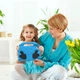 Протиударний дитячий чохол EVA Kids Like з підставкою на Lenovo Tab K10 TB-X6C6F / TB-X6C6X 10.3" Блакитний - зображення 5