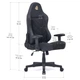 Геймерське крісло Cyberlux Helios Black (арт. GM-204 B) - изображение 4