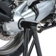 Комплект: Підставка одноважільна для BMW R NineT 14-23, підставка для ремонту Single-Classic чорна + підставка для ремонту переднього колеса з прогумованими кріпленнями для переднього домкрата мотоцикла. - зображення 4
