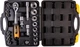 Набор инструментов MASTERTOOL PROFI ½" 21 шт 10-32 мм CrV50BV30 противоударный кейс 78-4021-PF - изображение 3