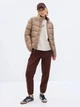 Куртка Gap Lightweight Logo Puffer Beige 724309-00 M - изображение 3