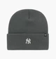 Шапка 47 Brand Mlb New York Yankees Base Runn Grey B-BRNCK17ACE-CC MISC - изображение 1