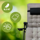 Крісло-шезлонг для відпочинку LEOBRO Zero Gravity Premium Plus Grey (LB-ZGC-K2-GRY) - зображення 4