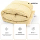 Одеяло пуховое MirSon KARMEN №1845 кассетное Bio-Beige 90% серый Bio пух 140x205 см Зима (2200003014044) - изображение 3