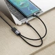 Кабель швидкої зарядки 2в1 Hoco U139 PD 100W Передача даних Type-C на Type-C х 2 1.2м Black - зображення 3