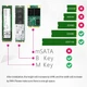 Радиатор JEYI для M.2 SSD, Aluminum Radiator, Silicone Thermal Pad for NVME, NGFF, 2280 SSD, для PS5, ПК, Ноутбука Gold - изображение 3