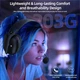 Наушники Attack Shark L80 Pro беспроводные Bluetooth и 2.4G игровые для ПК, PS, Switch, телефона - Черный - изображение 7