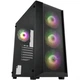 Корпус FSP CMT218AB Midi Tower ATX без блока питания с 4×120 мм ARGB вентиляторами 1×USB 3.0 и 2×USB 2.0 Черный - изображение 1