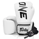 Боксерські рукавиці Fairtex BGV1-ONE (натуральна шкіра) White 12 унцій (бинти в комплекті) - изображение 1