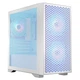 Корпус LogicConcept dart pro argb mini white mesh fans 3x120mm без БП mATX - изображение 1