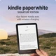 Электронная книга Amazon Kindle Paperwhite Signature Edition 32GB 12th Generation, с зарядной станцией и чехлом, экран 7' (Jade) - изображение 12