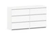 Комод Mebel Service Brukline 6Ш Білий 100,6х35,2х56,5 см - зображення 1