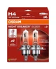 Комплект галогенових ламп OSRAM H4 64193NBS-2HB Night Breaker Silver +100% 60/55W 12V P43t (2 шт) - изображение 1