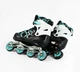 Роликовые коньки 900-ХL Best Roller колеса PU. Turquoise and Black (размер 42-45) (151213) - изображение 2
