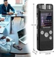 Цифровой диктофон Savetek GS-R07 профессиональный стереозапись поддержка SD карт цветной дисплей 16 Гб Черный (2285237329) - изображение 7