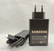 Зарядний пристрій блок для Samsung 65W + кабель Type-C to Type-C PD 65W+25W+USB 15W чорний / швидка зарядка - зображення 2