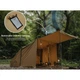 Туристическая палатка Naturehike CNK2450WS026, трансформер, 4 сезона, коричневая - изображение 8