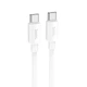 Кабель HOCO X96 Hyper USB-C to USB-C скоростной 60w белый - изображение 1