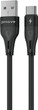 Кабель Proove Soft Silicone USB to Type-C 3A 2 м Black (636190001) - изображение 2