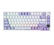 Бездротова Механічна Клавіатура AJAZZ AK820 Pro з Підсвіткою Клавіш Hot-Swap White Purpule - изображение 1