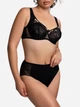 Бюстгальтер с косточками кружевной Glora GL Full Cup 161523 85I Черный (4753116160965) - изображение 3