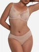 Бюстгальтер с косточками кружевной Glora GL Soft 162469 80E Бежевый (4753116260399) - изображение 3