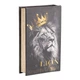 Металлическая книга-тайник с 2 ключами Лев - царь зверей 26x17x5 cм - изображение 2