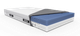 Ортопедический матрас BeCo Bett1 Komfortschaummatratze 80×200см белый - изображение 2