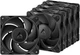 Zestaw wentylatorów ARCTIC P12 Pro PST (5-Fan Pack) Black (4895265000096) - obraz 1