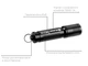 Фонарь-брелок Olight I3E-EOS Cashmir Black (23704408) - изображение 11