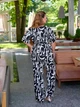 Жіночий трикотажний прогулянковий костюм (блуза + брюки) Uaclothes 48-50 Білий (like34292-147001371) - изображение 3