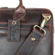 Мужская сумка-портфель для ноутбука Ashwood K46 Brown (Темно-коричневый) - изображение 8