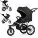 Wózek spacerowy KinderKraft Helsi 2 Black (KSHELS02BLK0000) (5902533926046) - obraz 2