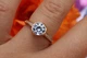 Кольцо Xuping Jewelry камень в ободке 8 мм р 20 золотистое - изображение 2