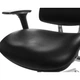 Офисное эргономичное кресло GT Racer X-807 Leather Black (P-02) - изображение 4