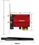 Беспроводная WiFi-карта FENVI 7921 WiFi 6 PCIe 1800 BT5.2 802.11AX адаптер двухдиапазонный 2,4 ГГц/5 ГГц - изображение 8