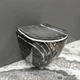 Подвесной унитаз VBI VULCANO BLACK ONYX - изображение 1