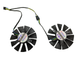 Кулер для видеокарты, комплект 2*75 мм ASUS FD7010H12S (T128010SH) крепление 40х40x40 мм 4 pin # - изображение 3