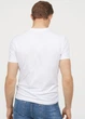 Футболка из хлопка slim fit H&M 624684001c26 XS белая (100009406) - изображение 3