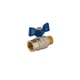 Кран шаровый KOER 1/2" ГШБ (KR.218.B) синий (KR2722) - изображение 3