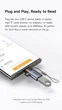 Адаптер (перехідник) Mcdodo USB-A на USB-C 2-в-1 із вбудованим картридером TF та ремінцем OT-7600 - зображення 6