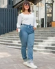 Джинси CJeans 5902-5, 52, блакитний тінт - зображення 9