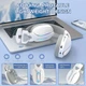 Беспроводные игровые наушники Attack Shark L90 Tri-Mode с микрофоном (Белые, BT/2.4G/AUX, 40 мм) - изображение 2