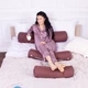 Подушка-валик MirSon №8119 Naturale Line 19-1217 Chocolate Perla EcoSilk 100х20 см (2200006248590) - изображение 1