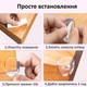 GLUIT Захисні накладки для куточків – Безпека дітей та захист від гострих кутів (10 штук) - зображення 6